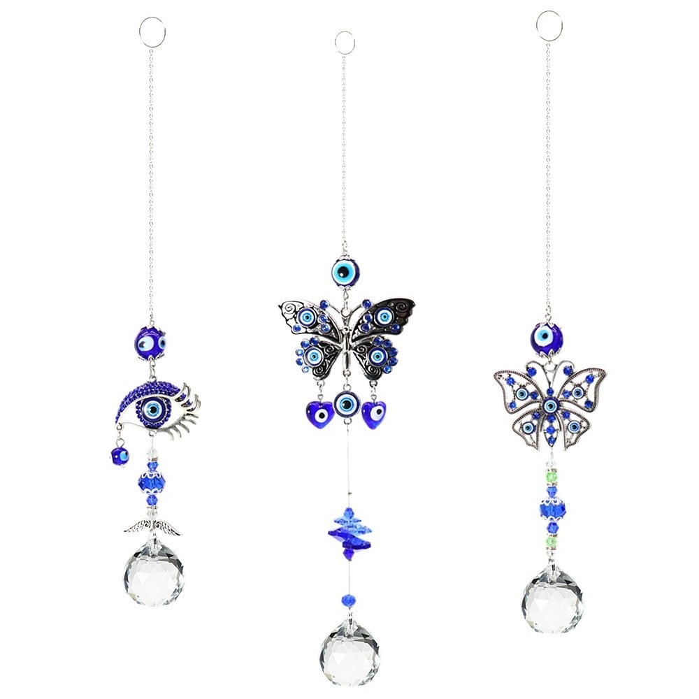 Nazar Turkish Blue Eye Butterfly Pendant Home Decor Accessories Erbulus Amulet Gift Home Decor Products Luxury Home Decor