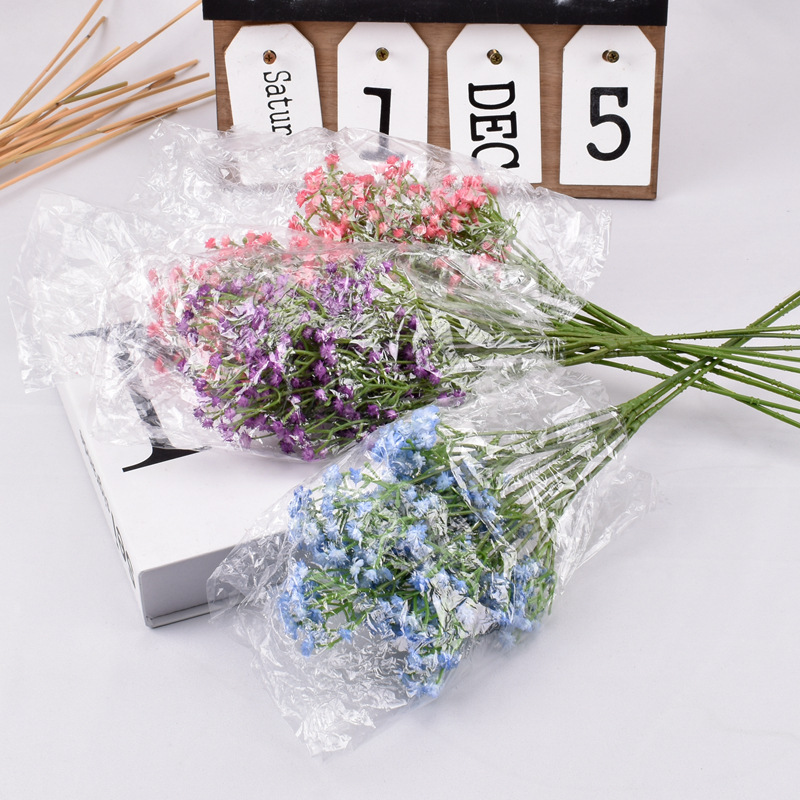 Baby Breath Flower Artificial Wedding Decoration Bouquet Artificial Flowers Real Touch Plants And Flowers Babysbreath Home Decor