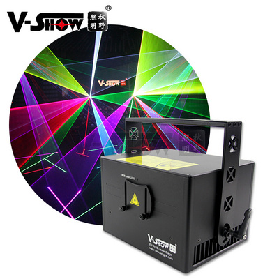 VSHOW L0303 3W RGB  Animation Laser Projector Beam  laser Light DMX stage light for DJ Disco Bar laser light