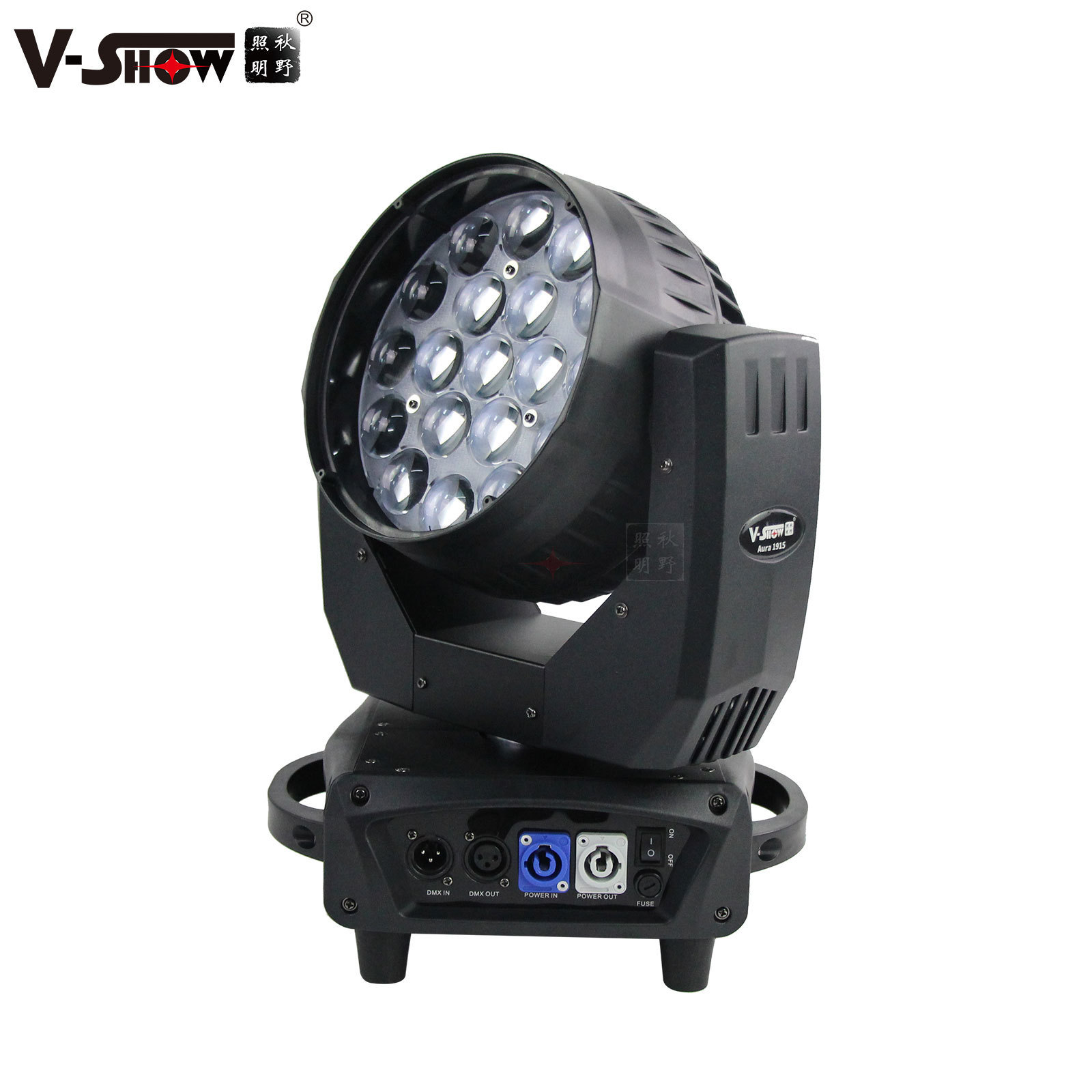 Pro moving heads Mac Aura 19x15w rgbw zoom led moving head light 4 in1 zoom Beam Wash stage light