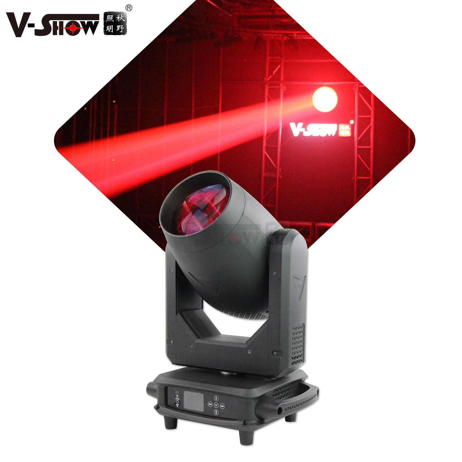 shipping from USA 1pc 300W Moving Head Light Beam Stage Light Led DMX 512 Dj Disco Light