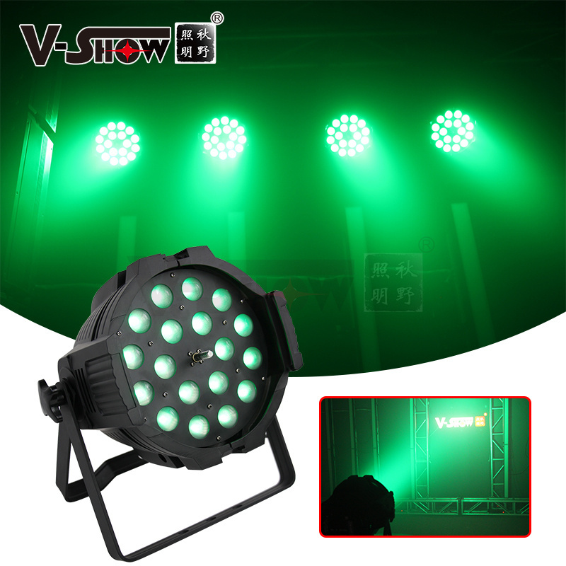 18x18w dmx 6 in 1 rgbwa+uv wash par can with Zoom led par light led stage lighting