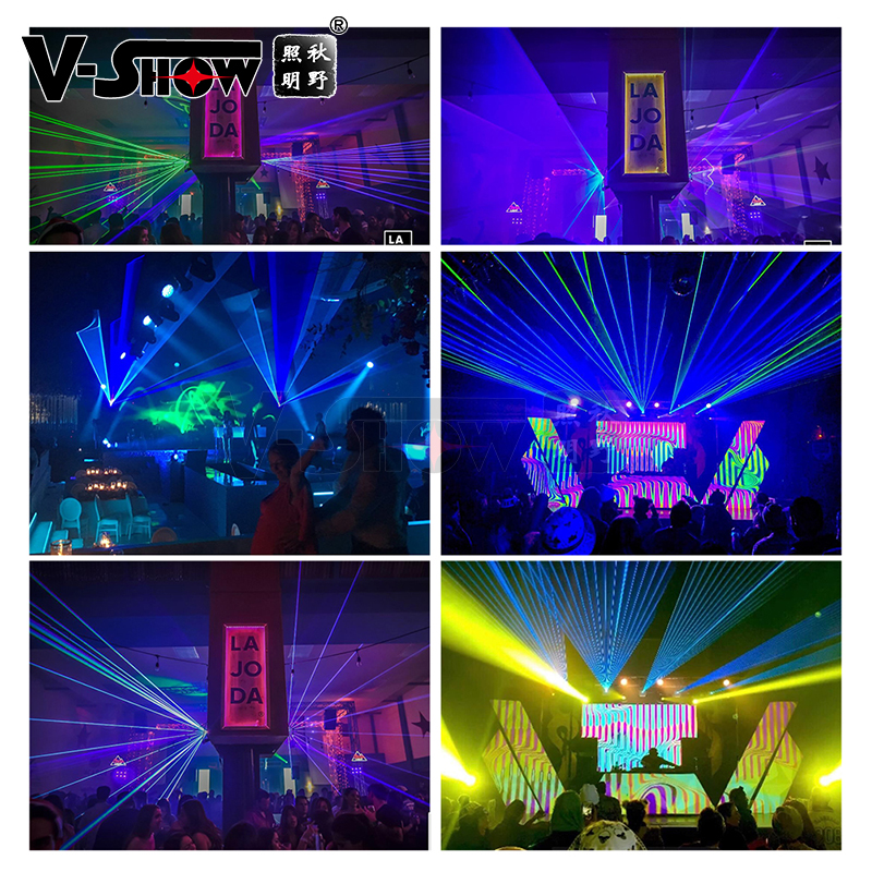 V-Show 1W Laser Mini  Lights  RGB Projector ILDA Animation  Stage Effect Light