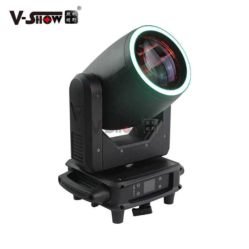 V-Show Stage Lighting for Dj Disco Club Party Wedding 80W T918 Guardian Moving Head Light with Halo Effect LED Beam