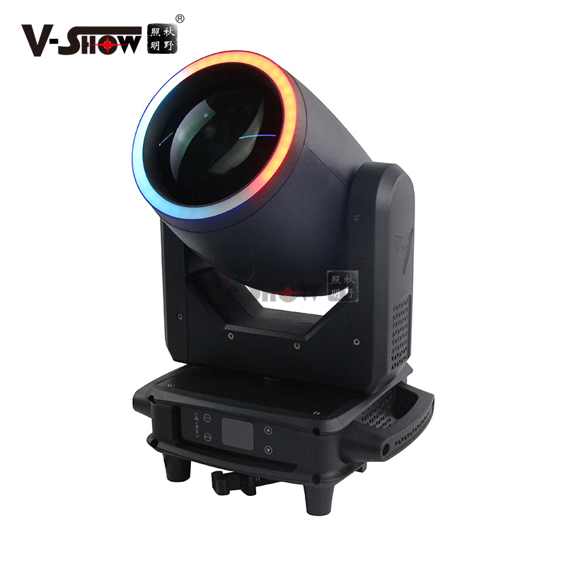 V-Show Stage Lighting for Dj Disco Club Party Wedding 80W T918 Guardian Moving Head Light with Halo Effect LED Beam