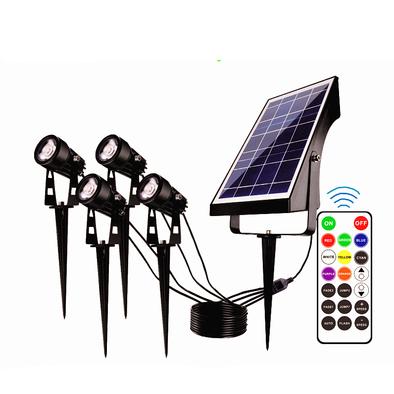 Solar Light Garden Narrow Beam Led Solar Spot Garden Light Outdoor Pathway Landscape IP65 Waterproof Battery 6V 70 -10 - 50 400