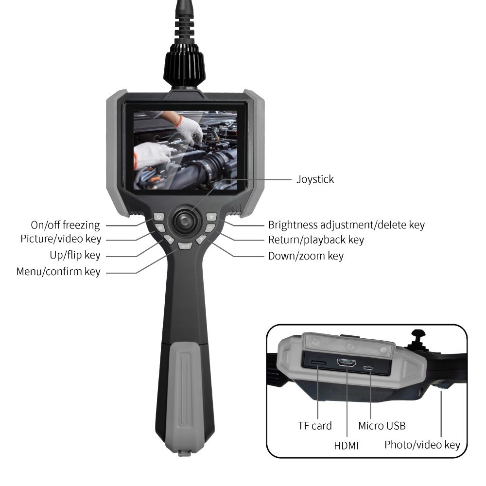 Hot-selling ''WS-G3910'' mini video camera industrial endoscope,replaceable cable camera borescope,best endoscope manufactural