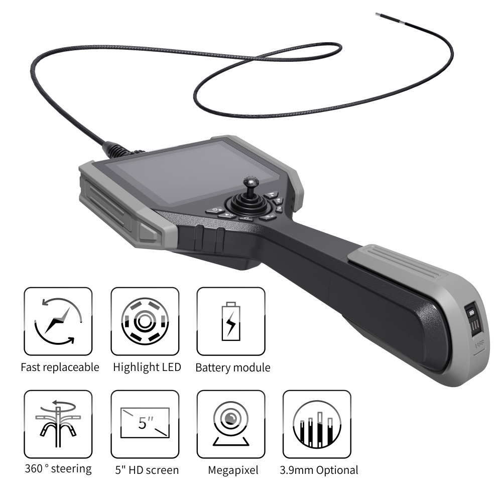 Hot-selling ''WS-G3910'' mini video camera industrial endoscope,replaceable cable camera borescope,best endoscope manufactural