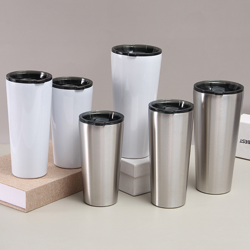 Wholesale Sublimation Slim Tumbler Eco-friendly Double Walled Stainless Steel Tumbler Teapots