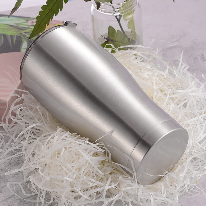 One-stop Service double wall coffee beer mug copper stainless steel curve sublimation blanks tumbler