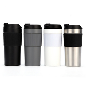 Custom Design Manufacturer Stainless Steel Coffee Tumbler 16oz Stainless Steel Coffee Tumbler Cups Witcuh Lids