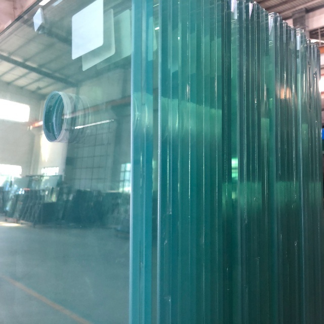 Hot sale reinforced 8.8.4 thickness clear tempered laminated glass for high building