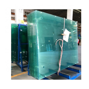 Hot sale reinforced 8.8.4 thickness clear tempered laminated glass for high building