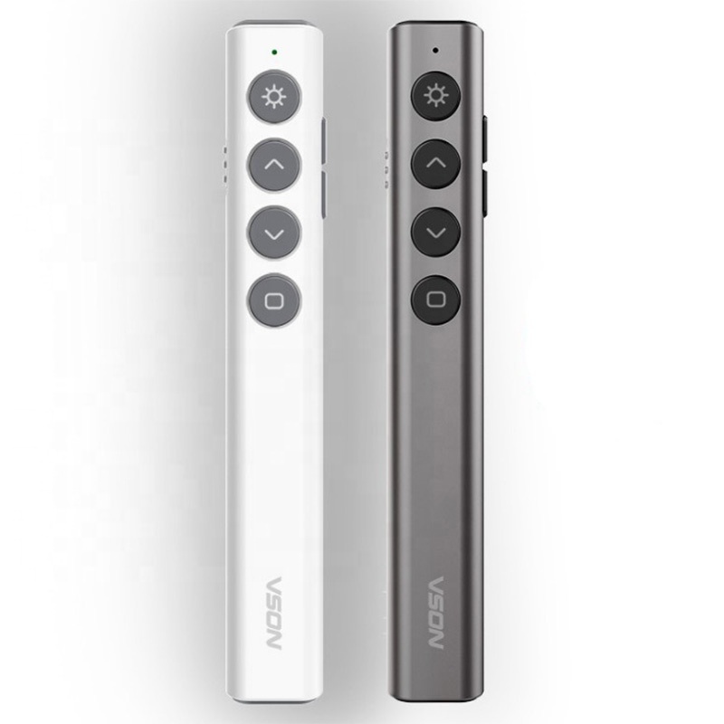 VSON Multifunctional Remote Wireless Powerpoint Presentation Presenter with Red Laser Pointer N35