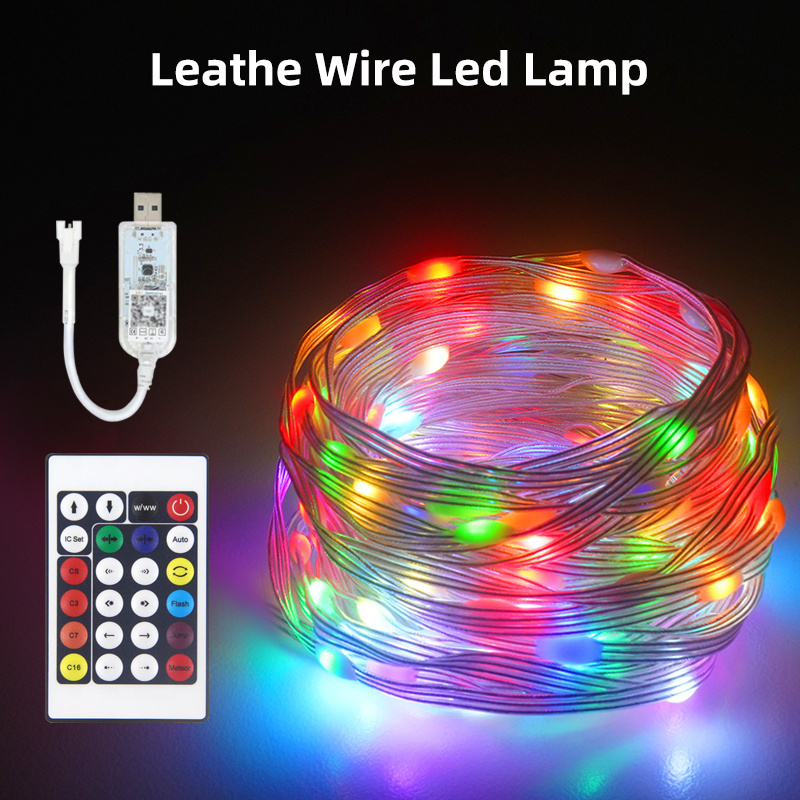 Color Changing Waterproof 10Meter DC5V USB Remote Control Colorful Smart Led Holiday Light