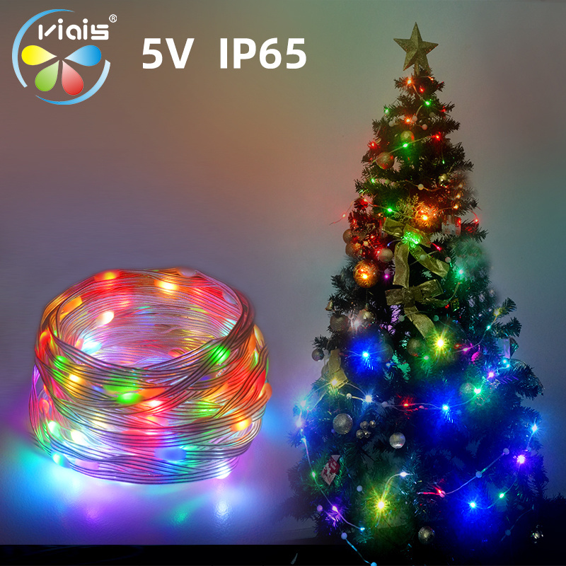 Color Changing Waterproof 10Meter DC5V USB Remote Control Colorful Smart Led Holiday Light