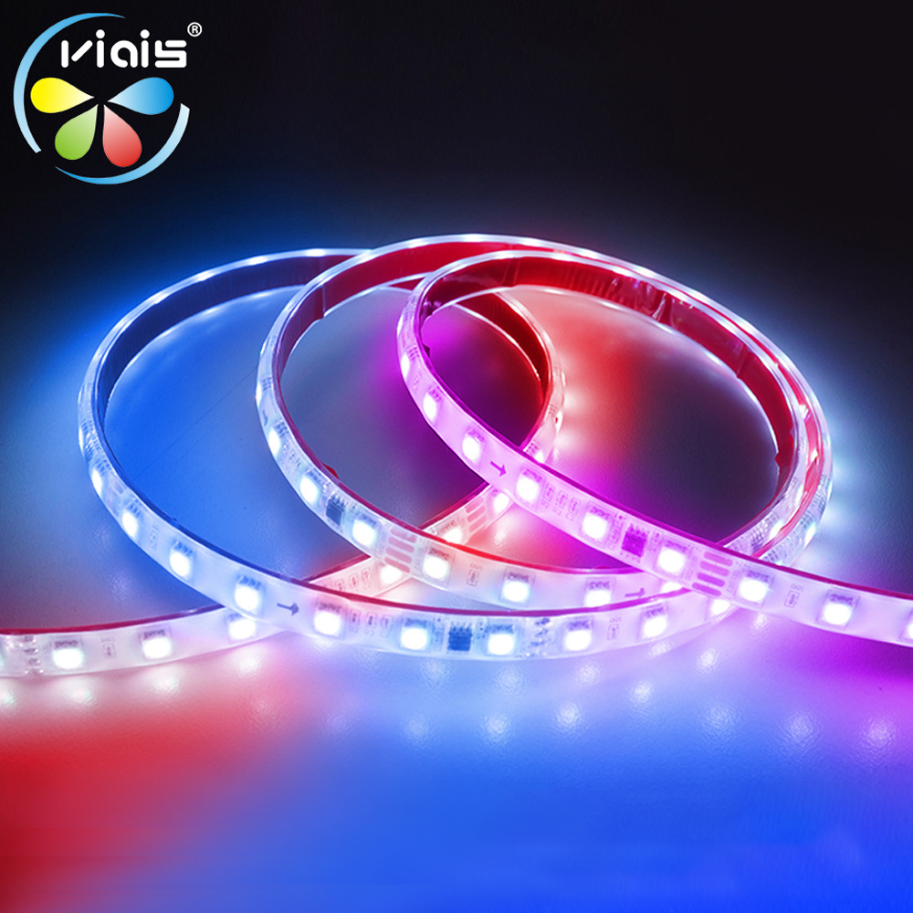 Waterproof Changeable Smart Pixel Addressable RGB 5050 Led Strip Lights IP68 24V for Swimming Pool, KTV, Bar