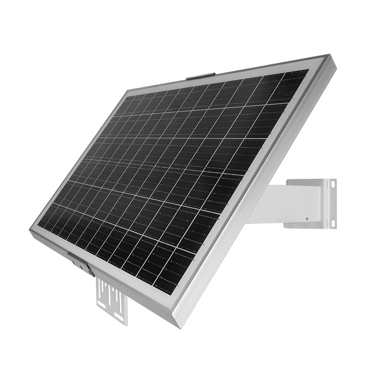 Hot sale 60W 30Ah solar power built in 18650 battery Waterproof Solar battery outdoor solar panel for cctv camera use