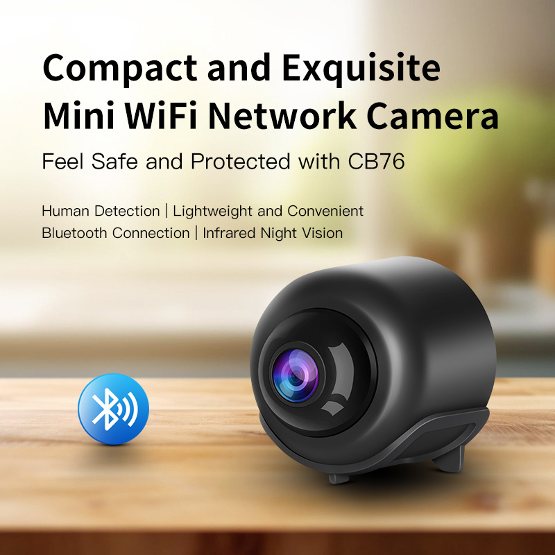 For Home Office Mini Body Camera Video Recorder Motion Activated Nanny HD 1080P Tiny Built-in Mic Small Security Camera