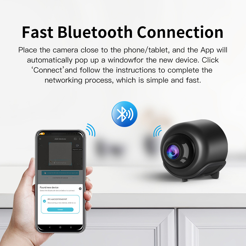 For Home Office Mini Body Camera Video Recorder Motion Activated Nanny HD 1080P Tiny Built-in Mic Small Security Camera