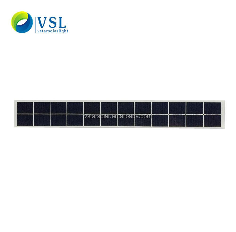 900*70*4.6mm 8W 6V Polycrystalline silicon strip solar panel module for integrated street light