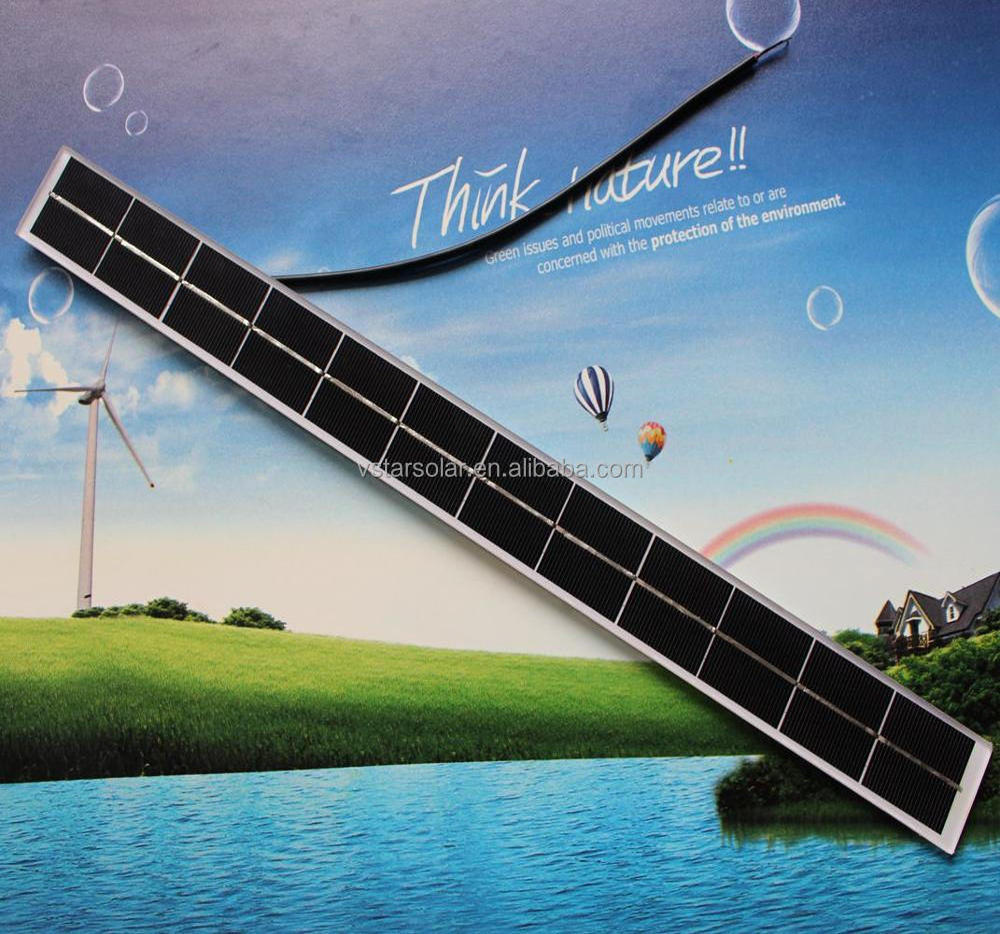 900*70*4.6mm 8W 6V Polycrystalline silicon strip solar panel module for integrated street light