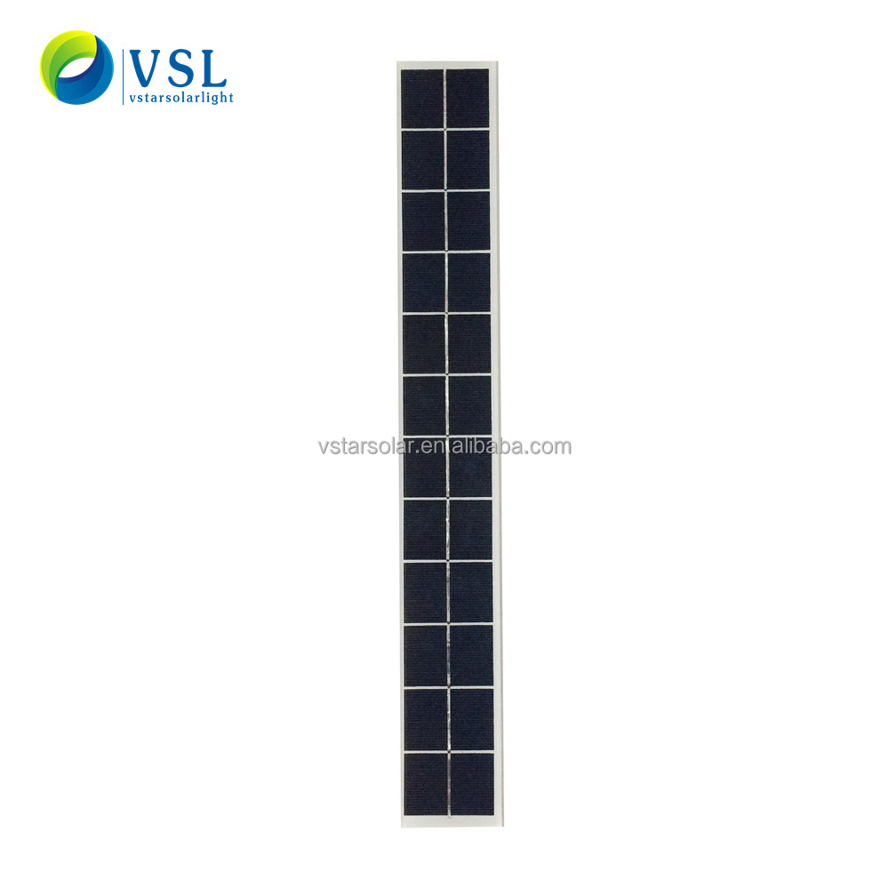 900*70*4.6mm 8W 6V Polycrystalline silicon strip solar panel module for integrated street light