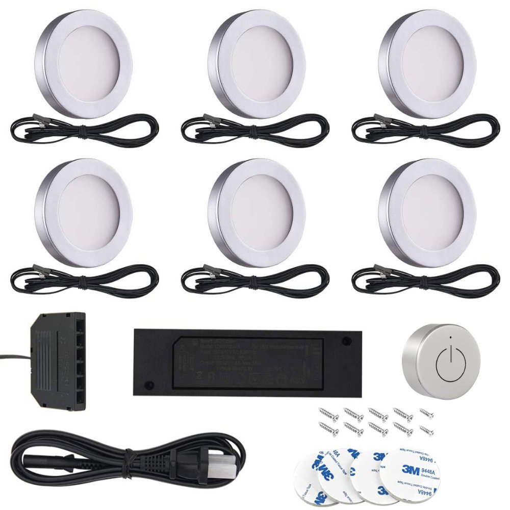 VST CE ETL Mini Led Puck Light DC12V Led Panel Light Use For Led Cabinet and Kitchen