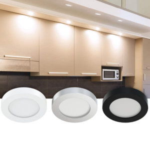 ETL CE Listed Ultra Thin LED Puck Light Recessed  Or Surface Mounted Mini Down Light  Under Cabinet Lighting