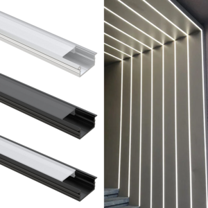 VST Recessed Mounted Super Quality Extrusion Led Aluminum Profile with Diffused PC Cover for Cabinet Lighting Decorations