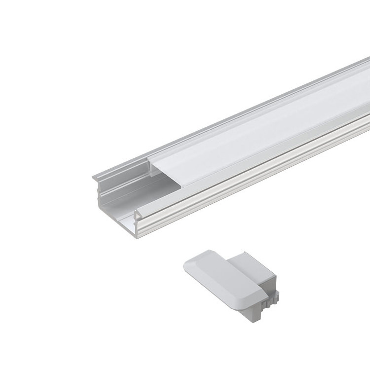 VST Recessed Mounted Super Quality Extrusion Led Aluminum Profile with Diffused PC Cover for Cabinet Lighting Decorations