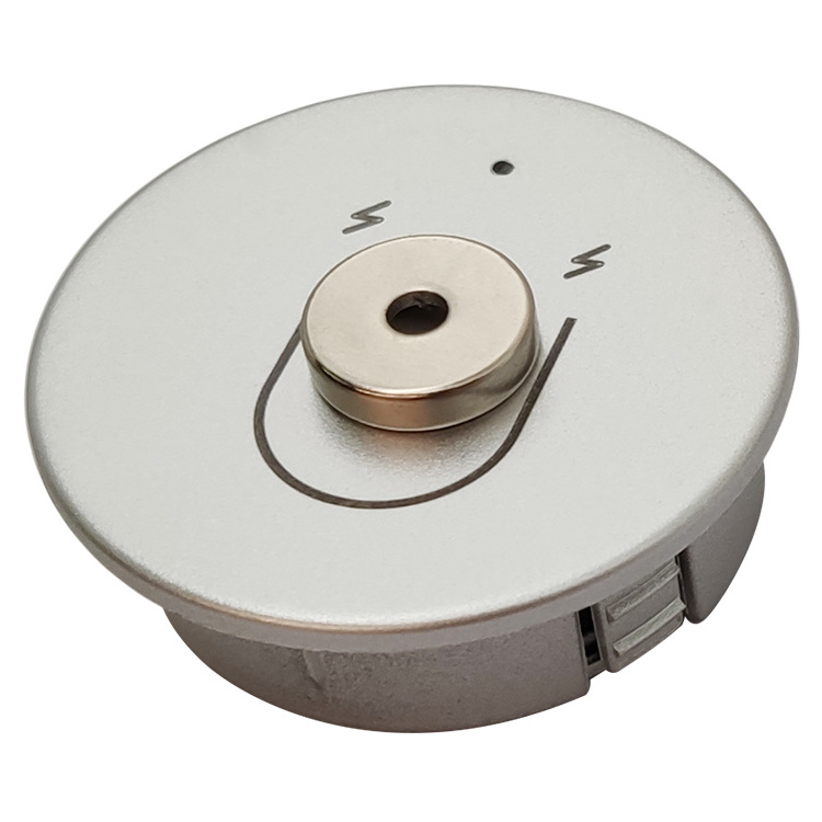 Wireless Magnetic Sensor Switch Recessed Mounted LED light Sensor Switch For LED Cabinet Light