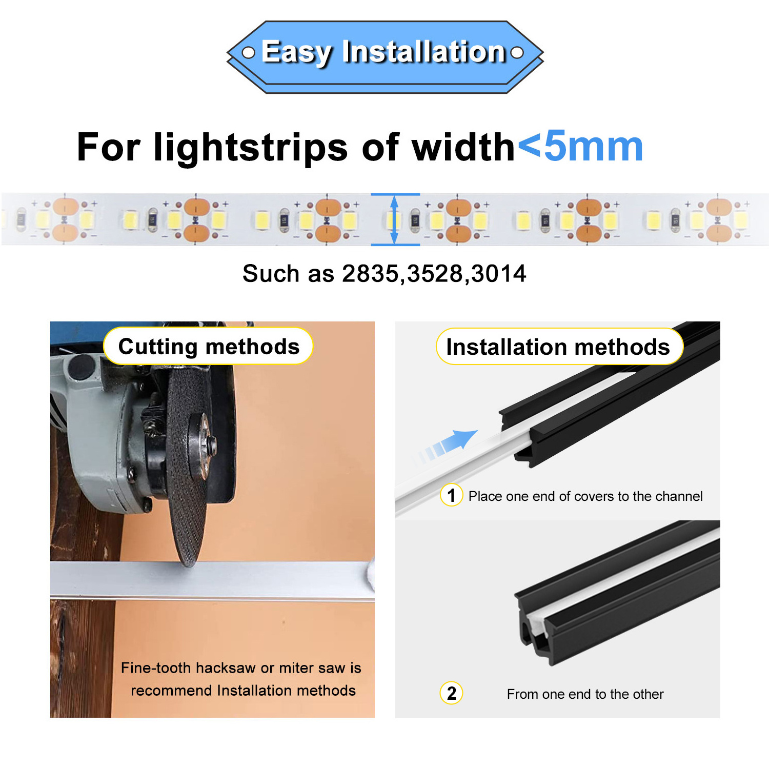 VST Furniture LED Decoration Alu Profile Light DC 12V Cabinet Closet Recessed Mounted Linear Lamps