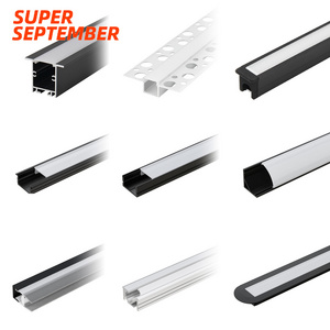 VST Aluminum Extrusion Profile Housing Channel Diffused Cover For Lighting Strip bar Surface For Indoor Decoration