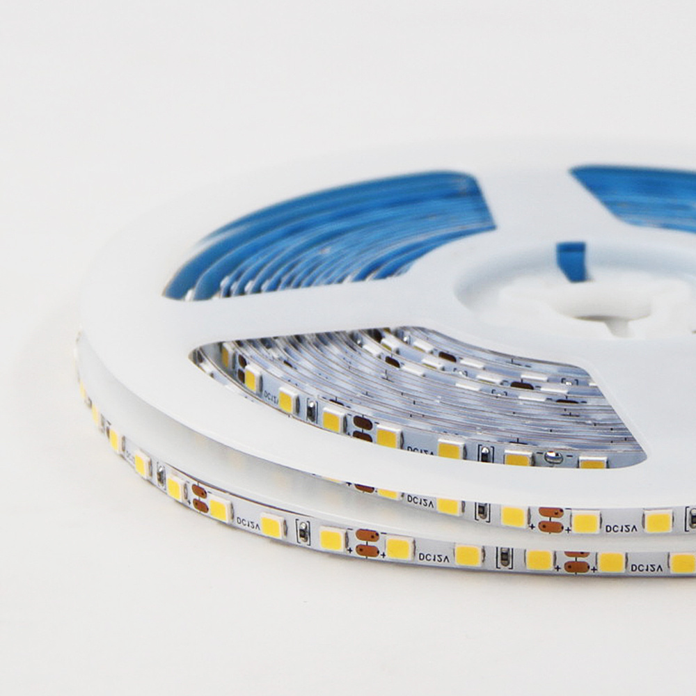 Ultra slim 4mm width 9.6w DC 24V Flexible LED strip light high brightness 140 LEDs SMD2835