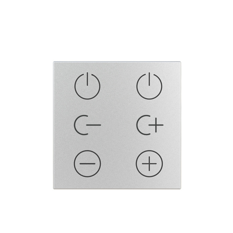 VST 2 Channels Wireless Dual CCT Dimmer Touch Pad wireless remote control switch Cabinet Light Sensor Switch