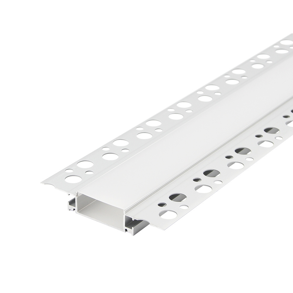 VST Ceiling LED Aluminium Profile  for LED Lighting Strips Recessed Mounted for Office Home  wall ceiling housing