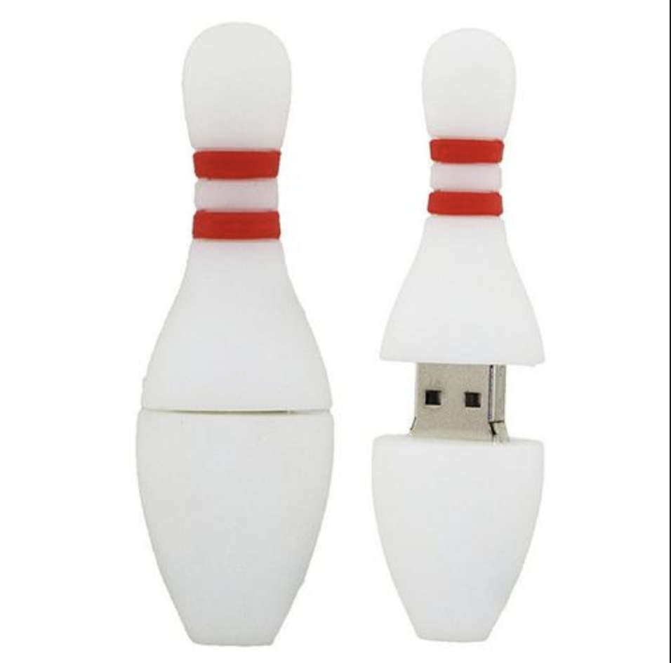 Custom Logo High Quality GIft BOWLING PIN USB Flash drive usb 3.0 , Bowling pen drive 1gb 2gb 4gb 8gb 16gb  with logo printing