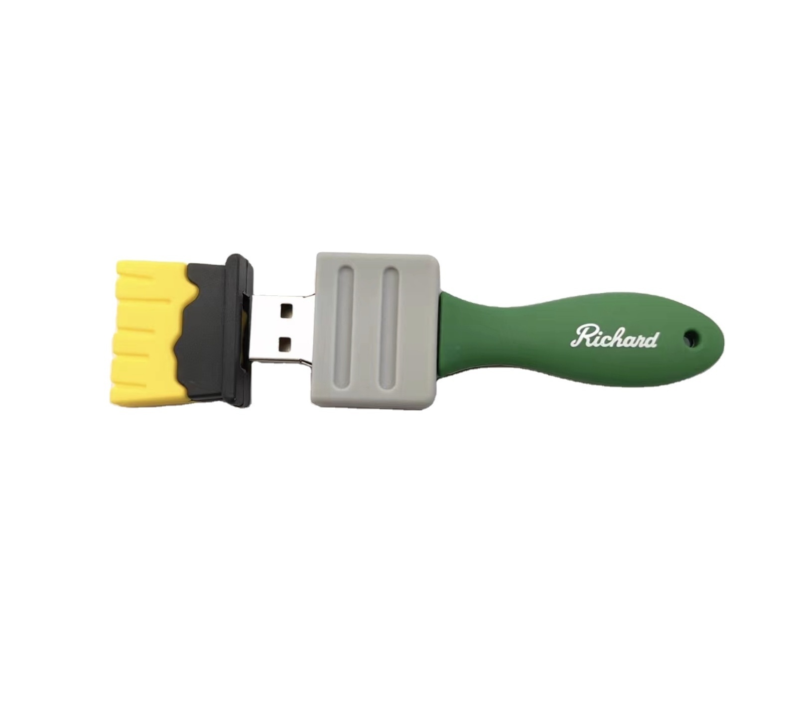 Custom Logo  Paint Brush shape USB Flash Drive 4GB 8GB 16GB, Paint brush USB Thumb drive,  custom Logo  PVC USB