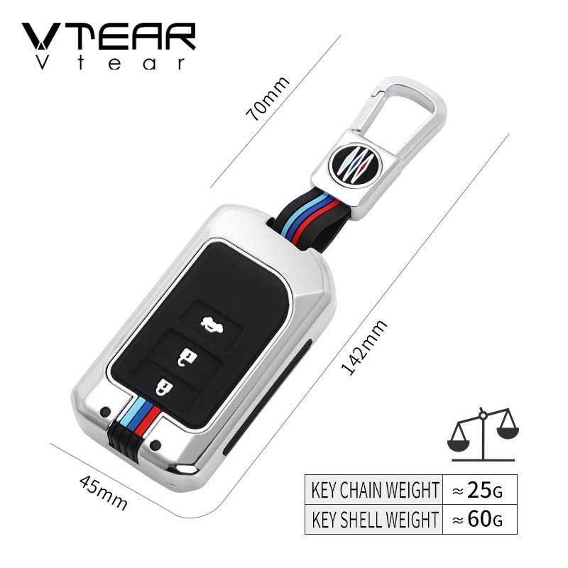 Vtear Car Key Case Cover Keychain Remote Control Key Bag For Toyota YARiS/Camry/C-HR/Harrier/Wildlander/Highlander/VENZA/SIENNA/