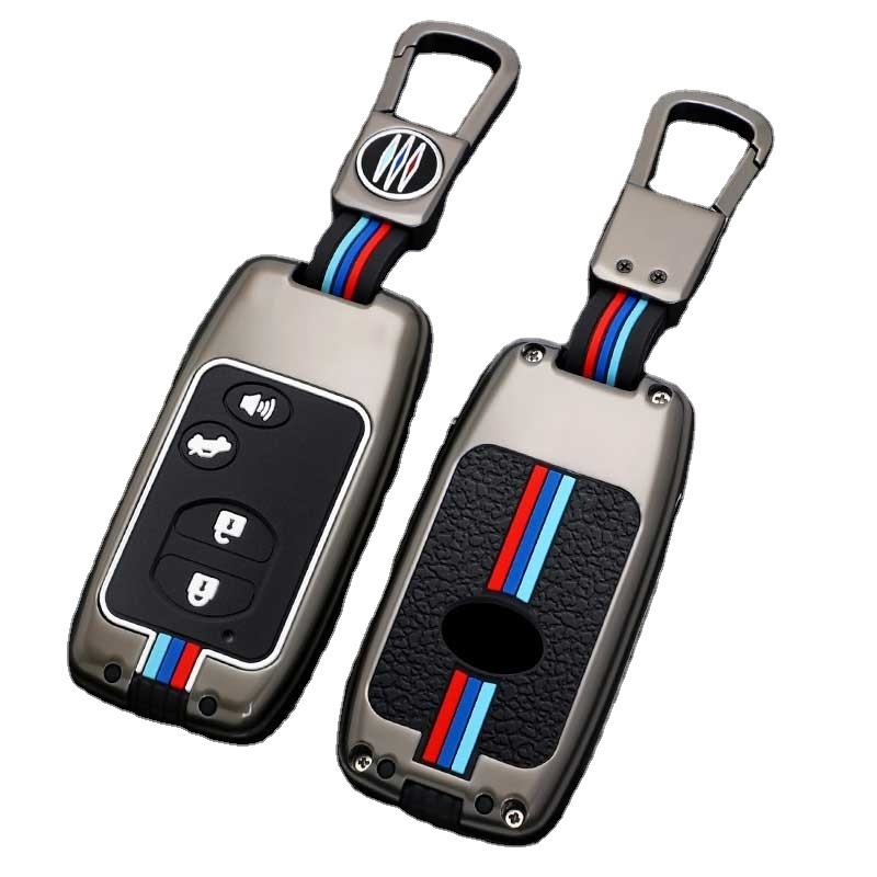 Vtear Car Key Case Cover Keychain Remote Control Key Bag For Toyota YARiS/Camry/C-HR/Harrier/Wildlander/Highlander/VENZA/SIENNA/