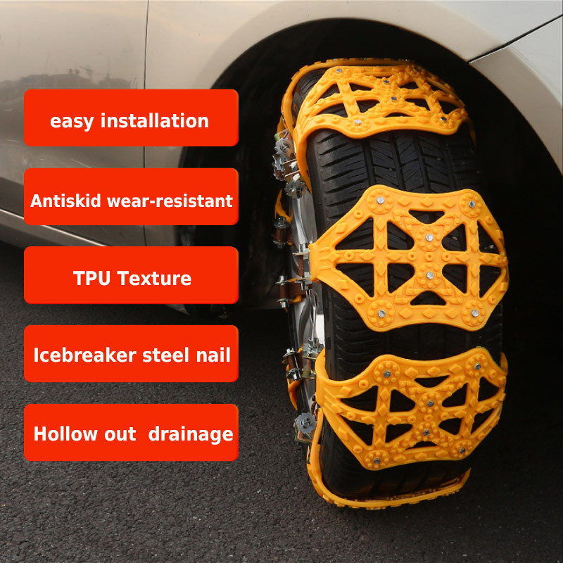 2020 Universal Auto Tire Snow Chains Anti-Skip Belt Safe Driving Winter Tyres Wheels Snow Chains For SUV VAN Auto Accessories