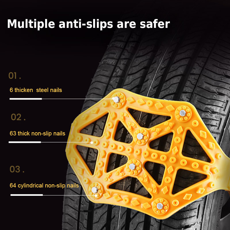 2020 Universal Auto Tire Snow Chains Anti-Skip Belt Safe Driving Winter Tyres Wheels Snow Chains For SUV VAN Auto Accessories