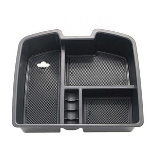 Vtear for Chevrolet Silverado GMC Sierra Yukon car armrest storage box center console tray container holder styling accessories