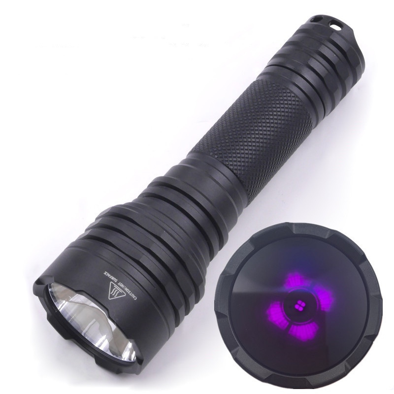 365nm Black Light UV Flashlight HIGH DEFINITION Ultraviolet Rechargeable HIGH POWER and LONG RANGE Professional uv torch light