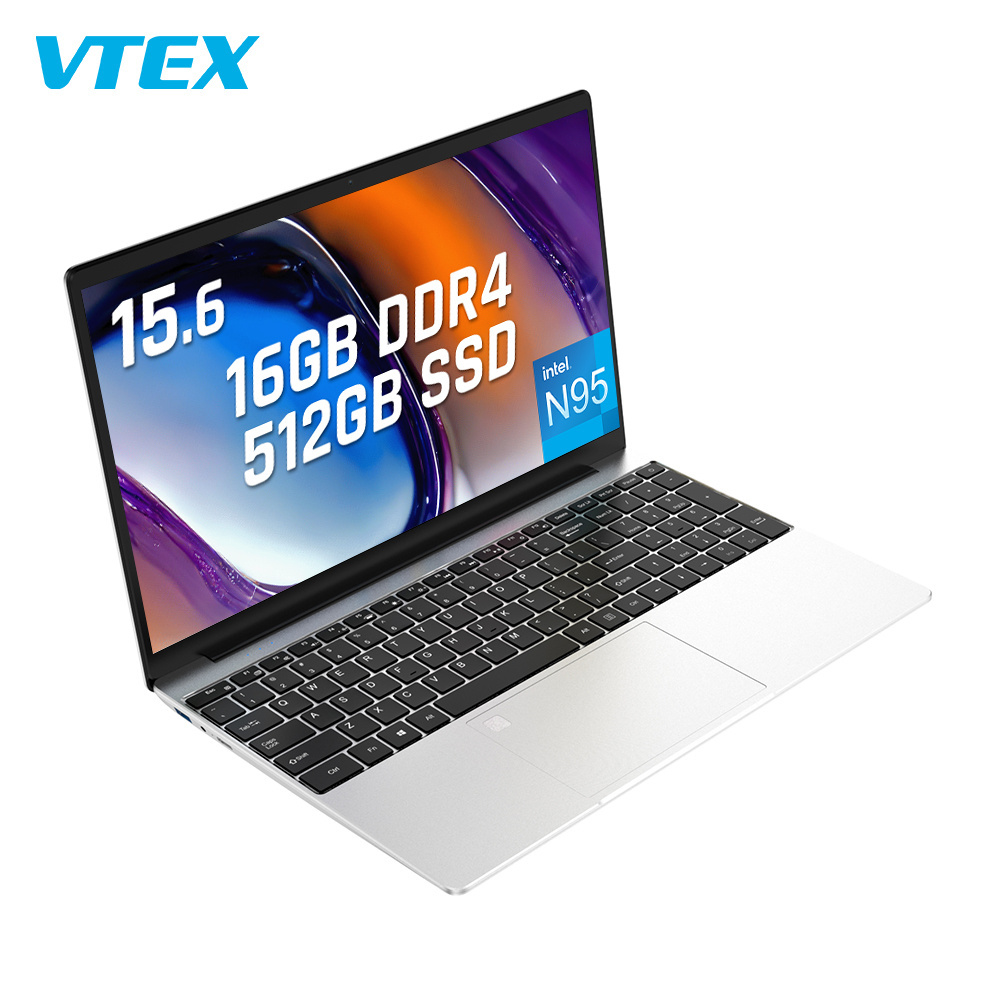 New Laptop Computer 1920*1080 Laptops Cheap Core 15.6Inch Student & Education Laptop With Fingerprint Backlight