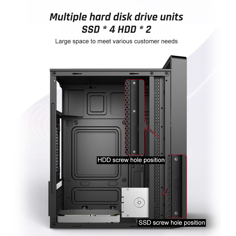 Atx Mid Towers & Cases Aluminium Case Server Gpu Pc Gaming Computer Case Game Casin Casing