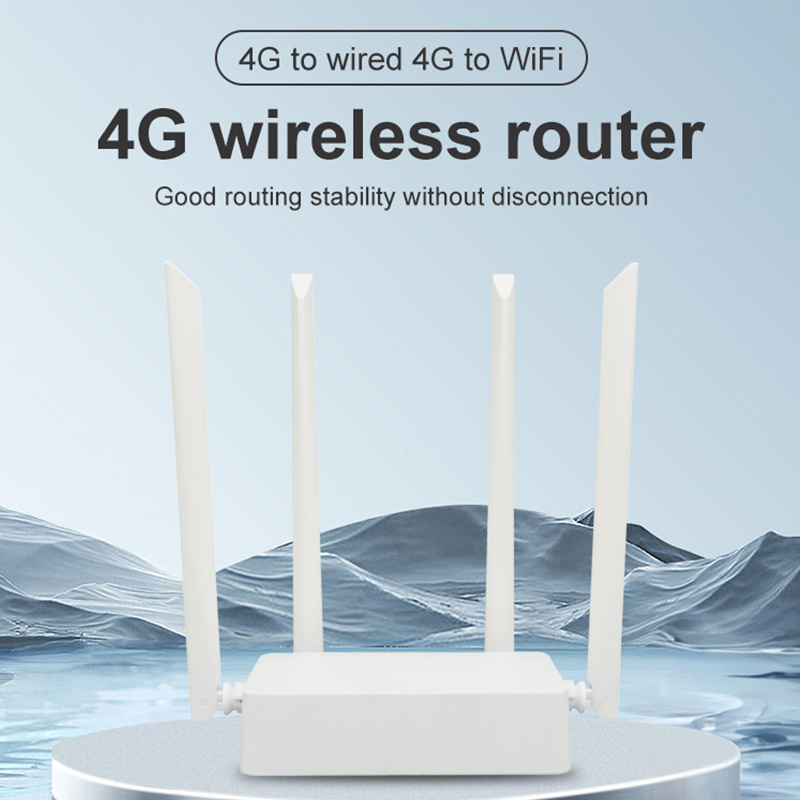 Vtex  New Arrival 300Mbps 4G Industrial Cpe Load Balancing Dual Sim 4G Lte Router