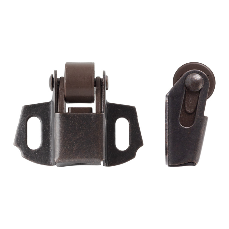 Antique Copper Cabinet Door Latch for Closet, Kitchen Cupboard Furniture Doors, Stop, Closer, Closure Brown Single Roller Catch