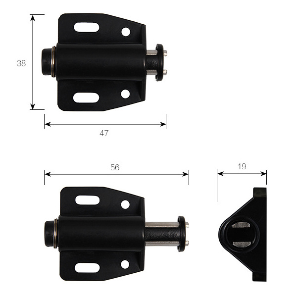 Cabinet Magnets for Kitchen, Closet, Cupboard and Furniture Door Closure, Closer,Push to Open Door Magnetic Catch and Latch